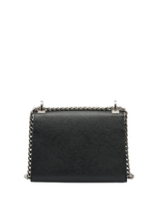 Prada Monochrome Saffiano Leather Bag Dark Grey