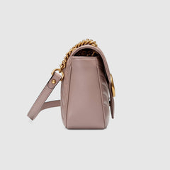 Gucci GG Marmont Small Shoulder Bag Dusty Pink