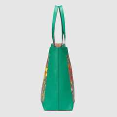 Gucci Ophidia GG Flora Medium Tote Green