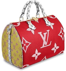 LV Speedy Bandouliere 30 Monogram Rouge