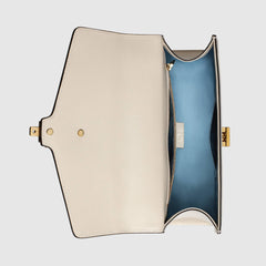 Gucci Sylvie Bee Star Small Shoulder Bag White
