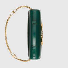 Gucci Zumi Dark Green Smooth Leather Mini Bag