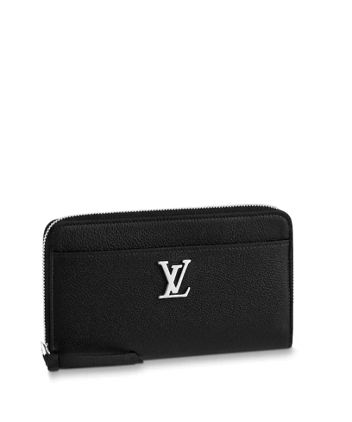 LV Lockme Zippy Wallet Noir