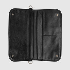 Gucci Medium Soft Leather Messenger Bag Black