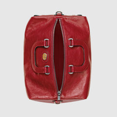 Gucci Soft Leather Backpack Red