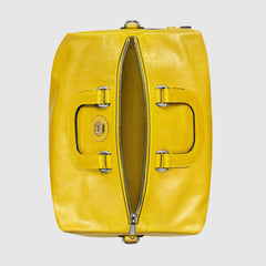 Gucci Soft Leather Backpack Yellow