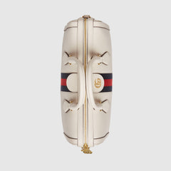 Gucci Ophidia Medium Top Handle Bag White