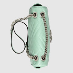 Gucci GG Marmont Small Shoulder Bag Pastel Green