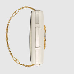 Gucci Zumi White Smooth Leather Mini Bag