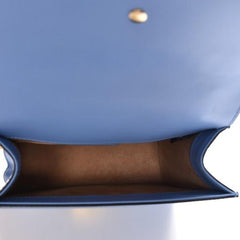 Gucci Sylvie Leather Mini Chain Bag Light Blue
