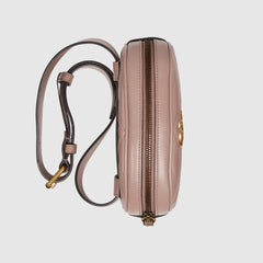Gucci GG Marmont Matelassé Leather Belt Bag Pink