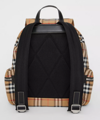 Burberry The Medium Rucksack in Vintage Check Nylon