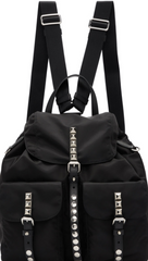 Prada Black Nylon Backpack Black