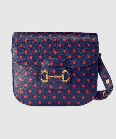Gucci Gucci 1955 Horsebit Shoulder Bag Blue