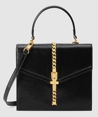 Gucci Sylvie 1969 Small Top Handle Bag Black