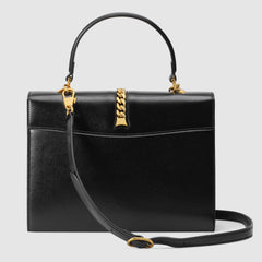 Gucci Sylvie 1969 Small Top Handle Bag Black