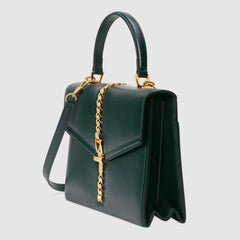Gucci Sylvie 1969 Small Top Handle Bag Green