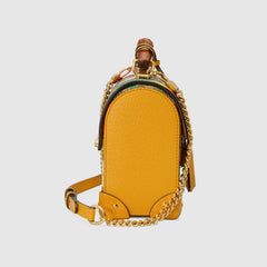 Gucci Padlock GG Flora Small Bamboo Shoulder Bag