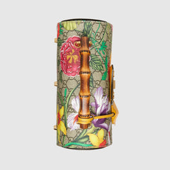 Gucci Padlock GG Flora Small Bamboo Shoulder Bag