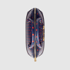 Gucci 1955 Horsebit Small Top Handle Bag Blue