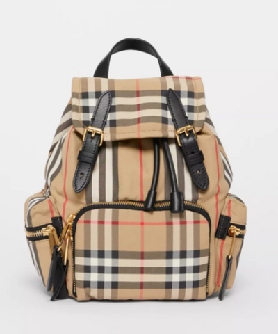 Burberry The Small Rucksack in Vintage Checkers