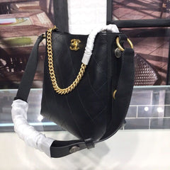 Chanel Hobo Handbag black