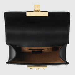 Gucci Padlock Small Signature Shoulder Bag Black