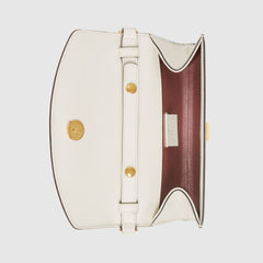 Gucci Zumi White Smooth Leather Mini Bag