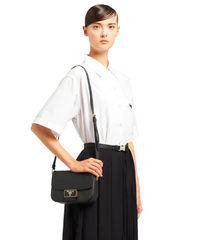 Prada Emblème Saffiano Leather Bag Black