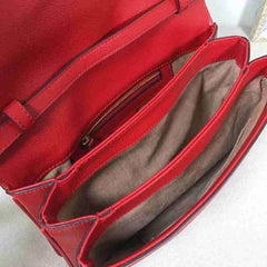 Gucci Queen Margaret GG Supreme Medium Shoulder Bag Red