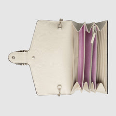 Gucci Dionysus Mini Leather Chain Bag White