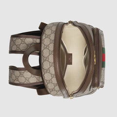 Gucci Ophidia GG Small Backpack Beige/Ebony