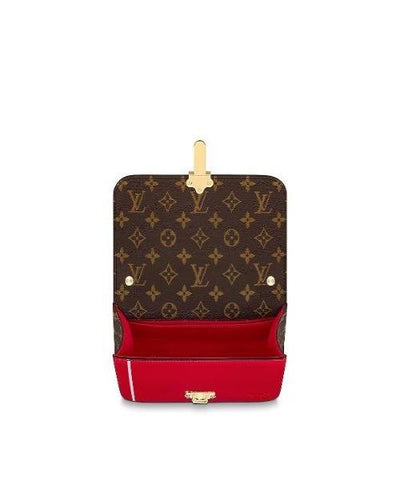 LV Cherrywood BB Smooth Patent Monogram Griotte
