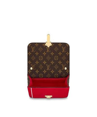 LV Cherrywood BB Smooth Patent Monogram Griotte