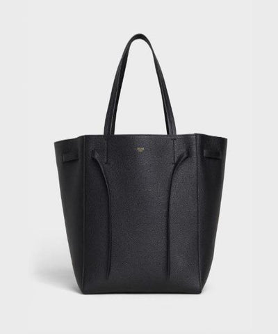 Celine Small Cabas Phantom In Soft Grained Calfskin Black