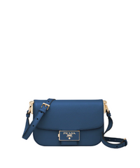 Prada Emblème Saffiano Leather Bag Blue