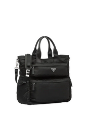 Prada Nylon Tote Bag Black