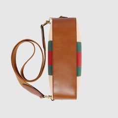 Gucci Vintage Canvas Shoulder Bag