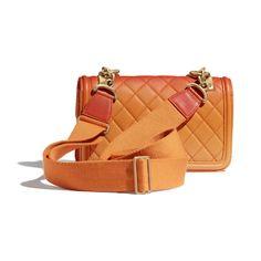 Chanel Flap Bag Orange