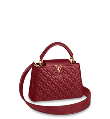 LV Capucines BB Rough Carmin