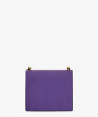 Fendi Kan U Leather Bag Purple