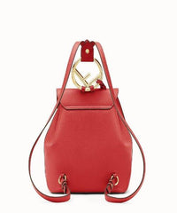 Fendi Red Leather Backpack