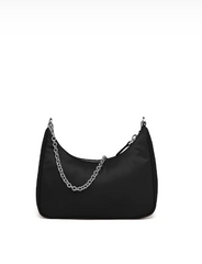 Prada Re-edition 2005 Nylon Shoulder Bag Black
