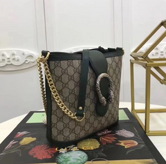 Gucci Dionysus Medium GG Bucket Bag Green