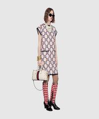 Gucci Ophidia Medium Top Handle Bag White