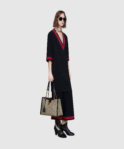 Gucci Padlock Medium GG Shoulder Beige/Ebony Black