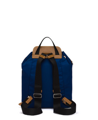 Prada Nylon And Saffiano Leather Backpack Blue