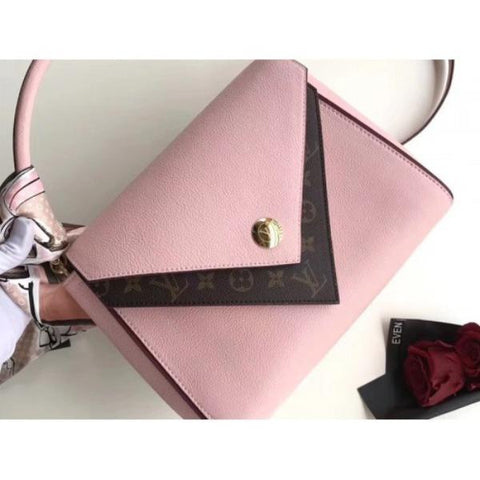 LV Double V Handbag Rose Poudre
