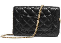 Chanel Wallet On Chain – WOC Aged Calfskin Black