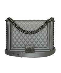 Chanel Boy Handbag Grey
